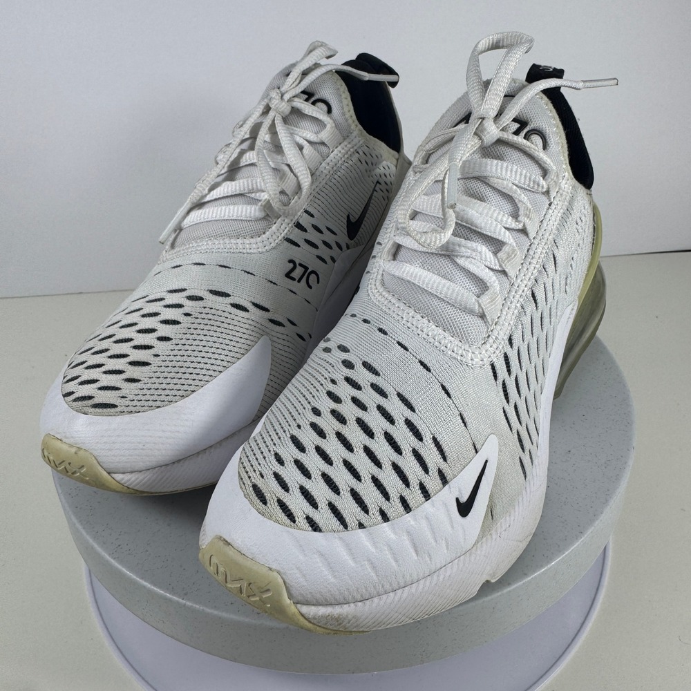 Nike Women Sneakers Air Max 270 Mesh Running Casual White Black US 5.5 - Picture 3 of 14